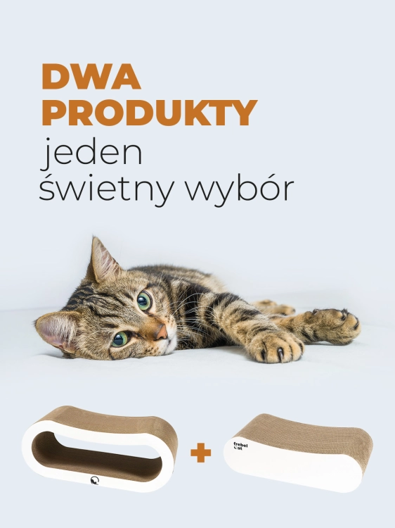 zestaw drapaków kartonowych frebelcat LOOP white